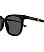 Color:Black - Image 3 - Men's Running Web 54mm Square Sunglasses