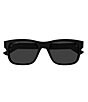 Gucci Men's Web Stripe 55mm Square Sunglasses - Image 2