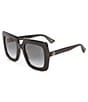 Color:Black - Image 1 - Rectangular Sunglasses
