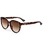 Gucci Women's Rounded Tortoise Sunglasses - Image 1