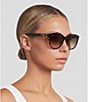 Gucci Women's Rounded Tortoise Sunglasses - Image 3