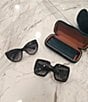 Color:Black - Image 3 - Square Sunglasses