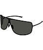 Gucci Unisex GG2276S 80mm Shield Sunglasses - Image 1