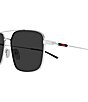 Gucci Web Stripe 59mm Navigator Sunglasses - Image 5