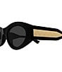 Gucci Women's G Monogram Wirecore 52mm Oval Sunglasses - Image 6