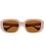Color:Beige Nude - Image 2 - Women's GG Generation Light 54mm Rectangle Sunglasses