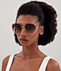 Gucci Women's Gg0225S 63mm Round Sunglasses - Image 6