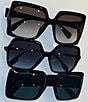 Color:Black - Image 3 - Women's Gg0876sa Rectangular 59mm Sunglasses