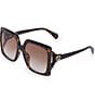 Gucci Women's Gg0876sa Rectangular 59mm Sunglasses - Image 1