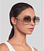 Gucci Women's GG0879S Square 61mm Sunglasses - Image 3