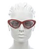 Color:Pink - Image 2 - Women's Gg1170s 54mm Cat Eye Sunglasses