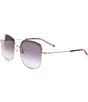 Color:Gold/Grey - Image 1 - Women's Gg1195SK 59mm Butterfly Sunglasses