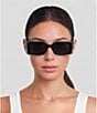 Gucci Women's Chaise Lounge 54mm Rectangle Sunglasses - Image 2