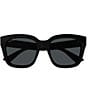 Color:Black - Image 2 - Women's GG1338S 54mm Cat Eye Sunglasses