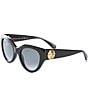 Color:Black - Image 1 - Women's GG1408S Le Bouton 52mm Cat Eye Sunglasses