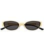 Gucci Women's GG2197S 55mm Oval Sunglasses - Image 2