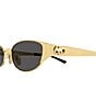 Gucci Women's GG2197S 55mm Oval Sunglasses - Image 3