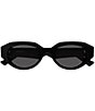 Gucci Women's GG2206S 53mm Round Sunglasses - Image 2