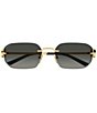 Gucci Women's GG2228S 57mm Rectangle Sunglasses - Image 2