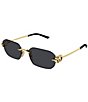 Gucci Women's GG2228S 57mm Rectangle Sunglasses - Image 1