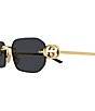 Gucci Women's GG2228S 57mm Rectangle Sunglasses - Image 3