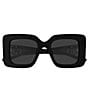 Gucci Women's Interlocking G Monte Carlo 49mm Square Sunglasses - Image 5