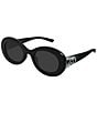Gucci Women's Interlocking G Monte Carlo 51mm Oval Sunglasses - Image 4