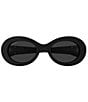 Gucci Women's Interlocking G Monte Carlo 51mm Oval Sunglasses - Image 5