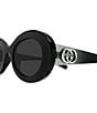 Gucci Women's Interlocking G Monte Carlo 51mm Oval Sunglasses - Image 6