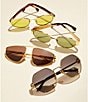 Gucci Women's Interlocking G Stuck GG 58mm Geometric Sunglasses - Image 4