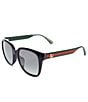 Color:Black - Image 1 - Women's Square 53mm Sunglasses