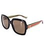 Gucci Women's Square 54mm Sunglasses - Image 1