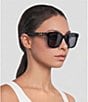 Gucci Women's Square 56mm Sunglasses - Image 3