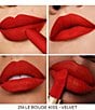 Guerlain Image 3, Color:214 Le Rouge Kiss - Velvet