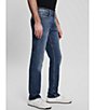 Color:Medium Wash - Image 3 - Slim Straight Basic Narrow Denim Jeans