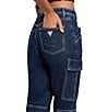Guess 80s High Rise Cargo Jeans, Color:Oxford - Image 5