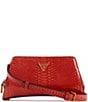 Guess Annita Python Embossed Leather Crossbody Bag, Color:Ginger - Image 1