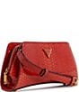 Guess Annita Python Embossed Leather Crossbody Bag, Color:Ginger - Image 4