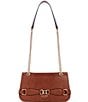 Guess Arlena Convertible Lizard Crossbody Bag, Color:Cognac - Image 1