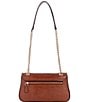 Guess Arlena Convertible Lizard Crossbody Bag, Color:Cognac - Image 2