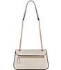 Guess Arlena Convertible Lizard Crossbody Bag, Color:Taupe - Image 2