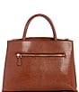 Guess Arlena Girlfriend Lizard Satchel Bag, Color:Cognac - Image 2