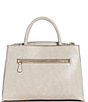 Guess Arlena Girlfriend Lizard Satchel Bag, Color:Taupe - Image 2