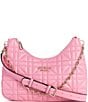 Color:Pink - Image 1 - Assia Convertible Shoulder Crossbody Bag