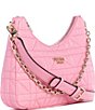 Color:Pink - Image 4 - Assia Convertible Shoulder Crossbody Bag