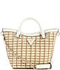 Guess Atalia Mini Tote Bag, Color:Natural/White - Image 1