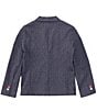 Color:Navy - Image 2 - Big Boys 8-16 Long Sleeve Punto Milano Blazer