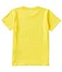 Color:Open Yellow - Image 2 - Big Boys 8-18 Short Sleeve Triangle Palm T-Shirt