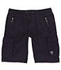 Color:Navy - Image 1 - Big Boys 8-20 Pull-On Cargo Shorts