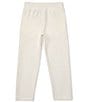 Color:Cream White - Image 2 - Big Girls 7-16 Active Velour Pants